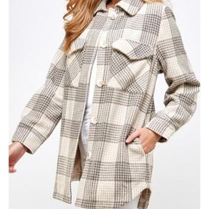 Plaid Oversized Shacket